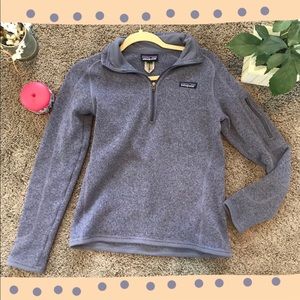 Pullover zip up Purple Patagonia:)
